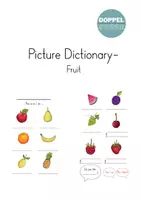 Vorschau - Arbeitsblätter - "Fruit": Picture Dictionary & Bild-und Wortkarten - Seite 1