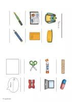 Vorschau - Arbeitsblätter - "At School": Picture Dictionary & Bild-und Wortkarten - Seite 3