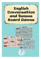 Vorschau - Stundenentwürfe - English Conversation and Tenses Board Games - Deckblatt