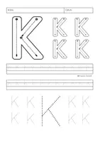 Vorschau - Arbeitsblätter - Buchstabenerarbeitung/Buchstabentraining Buchstabe K - Seite 2