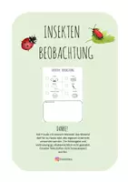 Vorschau - Arbeitsblätter - Insektenbeobachtung Vorlage - Deckblatt