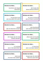 Vorschau - Spiele - Wärst/Würdest du lieber... ? Sprechanlässe - Seite 1