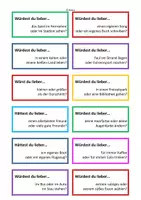 Vorschau - Spiele - Wärst/Würdest du lieber... ? Sprechanlässe - Seite 2
