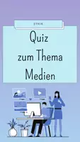 Vorschau - Präsentationen/Tafelbilder - Quiz - Medien, soziale Medien, Influencer, Gefahren im Netz - Deckblatt