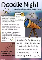 Vorschau - selbst erstellte Cliparts/Grafiken - Schriftarten / 🔠 Font Paket / Doodleteacher Schriften - Seite 1
