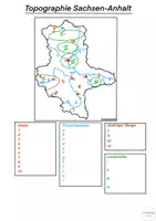 Vorschau - Arbeitsblätter - Topographie Sachsen-Anhalt - Karte - Seite 2