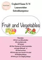 Vorschau - Arbeitsblätter - Fruit and Vegetables - Deckblatt
