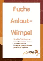 Vorschau - Poster - Anlautwimpel für die Fuchsklasse - Deckblatt
