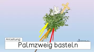Vorschau - Mal- und Bastelvorlagen - Palmzweige basteln - Seite 1