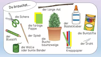 Vorschau - Mal- und Bastelvorlagen - Palmzweige basteln - Seite 2