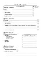 Vorschau - Arbeitsblätter - Reupload: How to write a speech - Seite 1