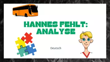 Vorschau - Unterrichtsreihen - Hannes fehlt - Produktiver Umgang und Analyse - Seite 1