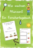 Vorschau - Unterrichtsreihen - Forschertagebuch Wie wachsen Pflanzen - Kresse - Deckblatt