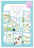Vorschau - Arbeitsblätter - großes Materialpaket - Wild Animals - Deckblatt