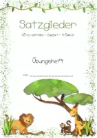 Vorschau - Arbeitsblätter - Übungsheft Satzglieder umstellen, Subjekt,Prädikat - Seite 2