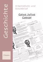 Vorschau - Arbeitsblätter - "Caesar" Arbeitsblatt und Steckbrief - Deckblatt
