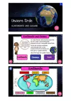 Vorschau - Interaktives Material - Erde: Kontinente und Ozeane - interaktive PDF im 4:3 und 16:9-Format Klasse 3, 4 und 5 - Seite 2