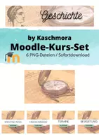 Vorschau - selbst erstellte Cliparts/Grafiken - Moodlekurs-Banner-Set Geschichte - Deckblatt