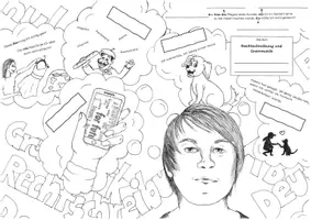Vorschau - Anderer Materialtyp - Heftumschlag Deutsch 8. Klasse RS/Gr-Heft - Seite 2