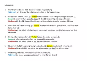 Vorschau - Präsentationen/Tafelbilder - B1 Nebensätze mit während / bevor / nachdem - Seite 2