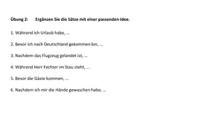 Vorschau - Präsentationen/Tafelbilder - B1 Nebensätze mit während / bevor / nachdem - Seite 3