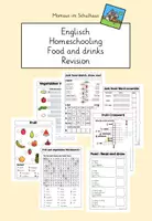 Vorschau - Arbeitsblätter - Revision Food and drinks - Deckblatt