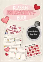 Vorschau - Mal- und Bastelvorlagen - Klassen-Freundschaftsbuch #silvesterknaller23 - Deckblatt