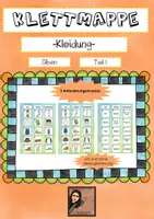 Vorschau - Anderer Materialtyp - Klettmappe - Kleidung_Silben_ DaZ_ Teil 1 - Deckblatt