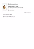 Vorschau - Aufgabenkarten - Contact Bingo - le sport - Seite 1