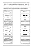 Vorschau - Arbeitsblätter - Paket: Rhythmusbausteine Winter - Seite 3