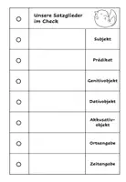 Vorschau - Arbeitsblätter - Merkfächer zu den Satzgliedern - Seite 2