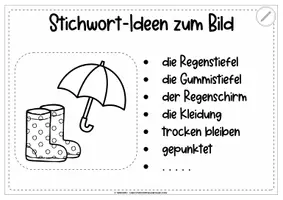 Vorschau - Präsentationen/Tafelbilder - Stichwortkarten für Bildergeschichten | Frühling - Seite 3