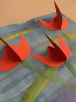 Vorschau - Stundenentwürfe - 3D Tulpen basteln Kunst 1. und 2. Klasse - Seite 3