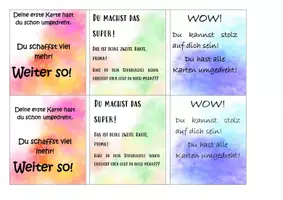 Vorschau - Anderer Materialtyp - Motivationskarten: Melden - Deckblatt