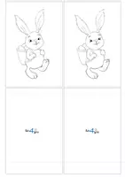 Vorschau - Mal- und Bastelvorlagen - Zauberkarte - Bastelanleitung #Ostern - Seite 1