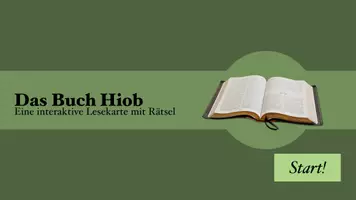 Vorschau - Interaktives Material - Interaktive Lesekarte mit Rätsel über das Buch Hiob - Seite 1