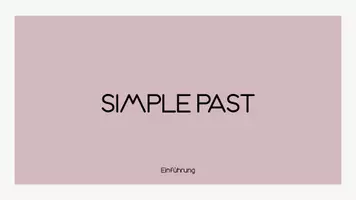 Vorschau - Präsentationen/Tafelbilder - Präsentation: Einführung Simple past (inkl. Hefteintrag) - Seite 1
