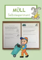 Vorschau - Arbeitsblätter - Kopiervorlagen zum Thema Müll - Deckblatt