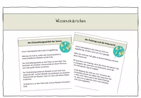 Vorschau - Arbeitsblätter - der Einstrahlungswinkel der Sonne + Polartag und Polarnacht - Seite 1