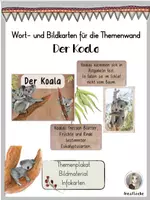 Vorschau - Präsentationen/Tafelbilder - Der Koala - Bild- und Textkarten für die Themenwand - Deckblatt