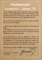 Vorschau - Stundenentwürfe - Geometrische Körper | interaktive Aufgabe - Seite 1