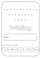 Vorschau - Arbeitsblätter - Spaziergang Aufgabenheft Frühling - Alternative Turnstunde - Seite 2