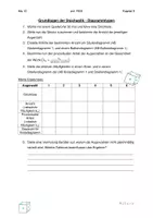 Vorschau - Arbeitsblätter - Diagrammtypen, Daten darstellen - Deckblatt