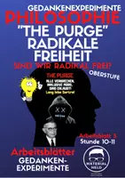 Vorschau - Experimente - The Purge - Radikale Freiheit (Gedankenexperimente 5) - Deckblatt