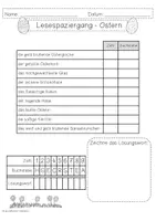 Vorschau - Arbeitsblätter - Lesespaziergang Ostern - 4 Differenzierungen - Seite 3