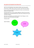 Vorschau - Lehrpläne/Lehrermaterial - WIE LERNE ICH DIE KASUSFÄLLE AM SCHNELLSTEN - Seite 1