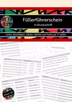 Vorschau - Arbeitsblätter - Füllerführerschein in der Druckschrift - Deckblatt
