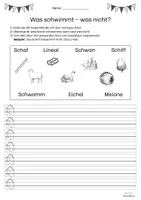 Vorschau - Arbeitsblätter - Logisches Denken und Schreiben von Sätzen - Deckblatt