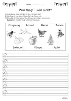 Vorschau - Arbeitsblätter - Logisches Denken und Schreiben von Sätzen - Seite 1
