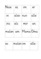Vorschau - Spiele - Bingo Wörter 1 - Seite 3